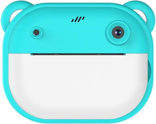 B0D12TF6VR Cameră Foto pentru Copii cu Imprimare Termică Turquoise