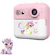 A22C Kinderkamera 24MP mit Thermodruck Rosa