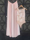 Maxi Dress for Wedding / Christening Pink