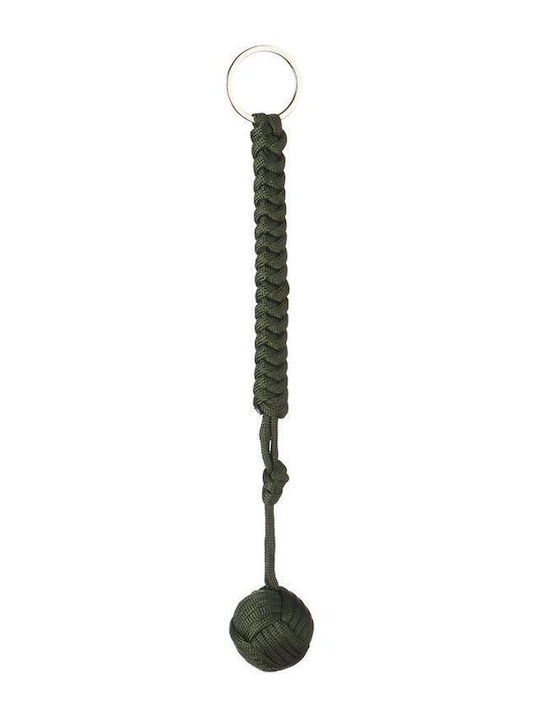 Durable Paracord Monkey Fist Keychain With Steel Ball Core – Great For Backpacks & EDC