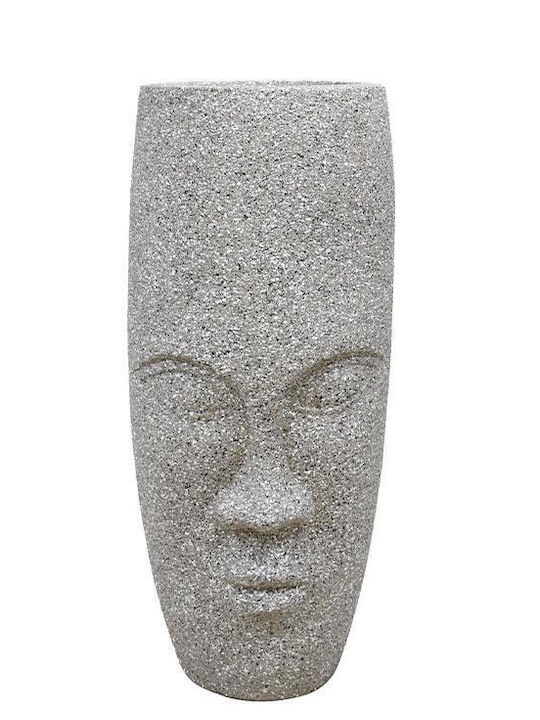 Fylliana Fl029 Face Planter Metal Gray 38x38x88cm.