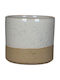 Supergreens Planter Ceramic White 20.5x20.5cm.