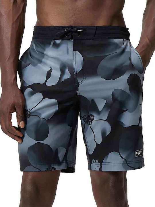 Men's Swimwear Bermuda Gray with Patterns