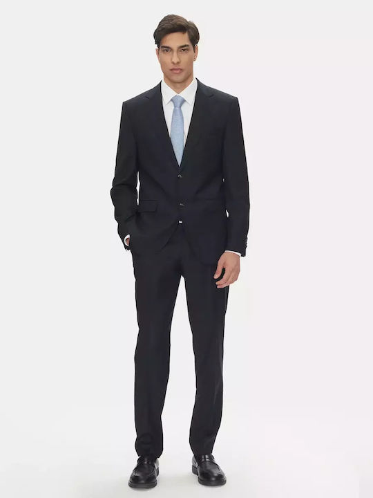 Men's Winter Suit Regular Fit Dark Blue