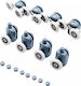 Shower Cabin Rollers Set 8pcs – Bearings Sliding Doors 4-6mm