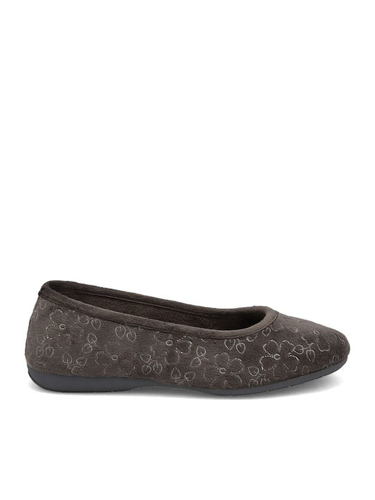 Closed Women's Slippers Gray