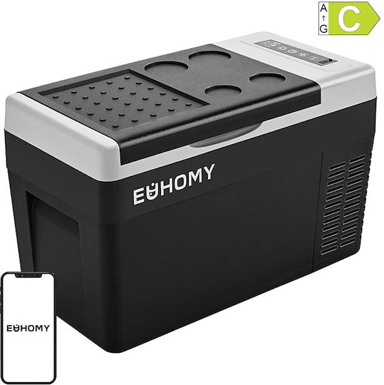 Euhomy Cf004 Преносим Хладилник 19л Капацитет 12V Черен