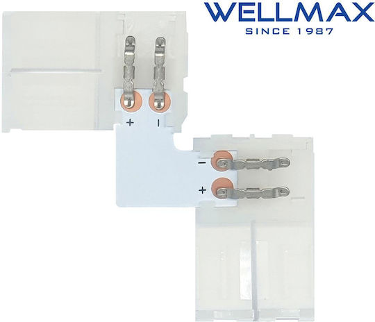 Eckverbinder 90 Für LED Streifen 8mm Wellmax 02.038.0173 5 Stück