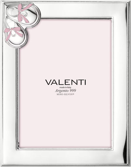 Valenti Παιδική Κορνίζα Ασημένια 13x18cm