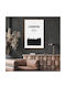 London Attractions Poster 15x20cm Wooden Pine Frame White