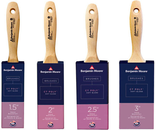 Benjamin Moore Πινέλο Βαφής Ίσιο Ct Poly 2'' Soft Blend Πολλαπλά Μεγέθη