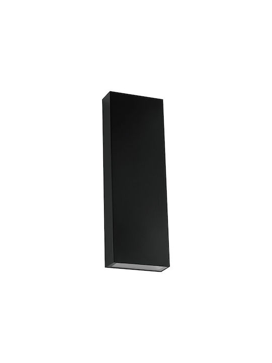 V-TAC Lamp Wall with Integrated LED and Natural White Light Black