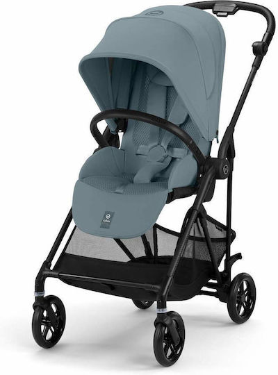 Cybex Melio Καρότσι Μωρού Kατάλληλο για Nεογέννητο Stormy Blue