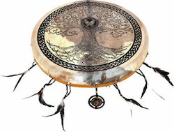 Terre Shaman Drum Goat Skin Tree 50