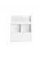 Kids Wooden Bookcase White 80x100x40cm