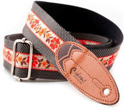 Righton Surf Hawaii Black Guitar Bass Strap