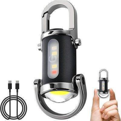 Wiederaufladbar Schlüsselanhänger-Taschenlampe LED mit maximaler Helligkeit 1200lm Mini