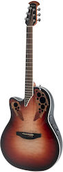 Ovation Ηλεκτροακουστική Κιθάρα Celebrity Elite Plus Mid Cutaway Lefthand Ruby Burst Ce44lx-1r-g Ovation Ηλεκτροακουστική Κιθάρα Celebrity Elite Plus Mid Cutaway Lefthand Ruby Burst Ce44lx-1r-g