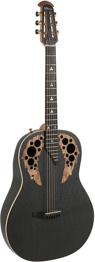 Adamas Ηλεκτροακουστική Κιθάρα Adamas U581t-spm Mid-depth Non-cutaway Black Satin Copper Metal Flake U581t-spm-g