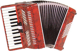 Ακκορντεον Ginelli 1107a 48b26k Red
