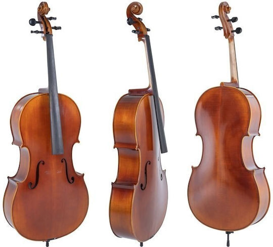 Gewa Cello Allegro-vc1 4/4 Set Up Case Bow Massaranduba Larsen Aurora Strings
