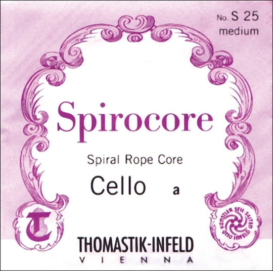 Thomastik-Infeld Cello Strings Spirocore Spiral Core 4/4 Soft S31w