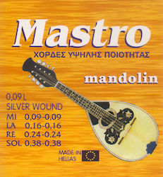 Silverplated Mando-Linien Saiten 009 Leichtes Set Silverplated Mando-Linien Saiten 009 Leichtes Set
