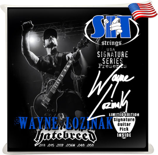 Sit Ss-s1158wl Wayne Lozinak Signature Hatebreed Electric Guitar Strings Set Made In USA