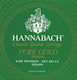 Hannabach Strings Classical Guitar Series 825 Low Tension Specially Gold-Plated