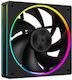 ID-Cooling Ventilator Pentru Carcasă 120mm (2000rpm / 78cfm) Cu Iluminare ARGB Și Conexiune 3-Pin