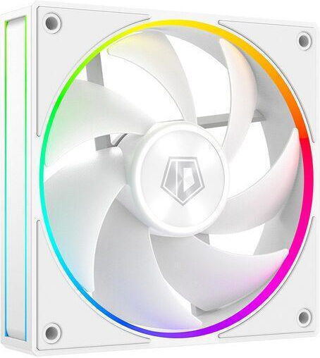 ID-Cooling Ventilator Pentru Carcasă 120mm (2000rpm / 78cfm) cu Iluminare ARGB și Conexiune 3-Pin Alb