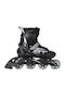 Raven Inline Αυξομειούμενα Rollers Μαύρα Παιδικά