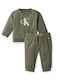 Monogram Kids Tracksuits Khaki 2 Pieces