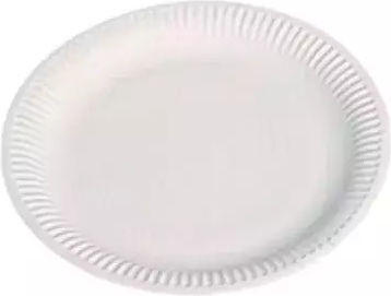 Χάρτινα Πιάτα Γλυκού Μιας Χρήσης 18cm 50τμχ