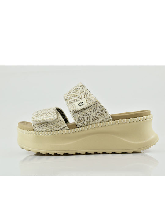 Γυναικεία Σανδάλια Flatforms Μπεζ
