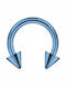 Amalfi Accessories Steel Blue Bar Earring
