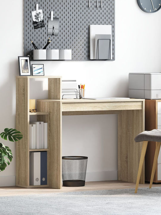 Desk Wooden Sonoma Oak 100x40x90cm