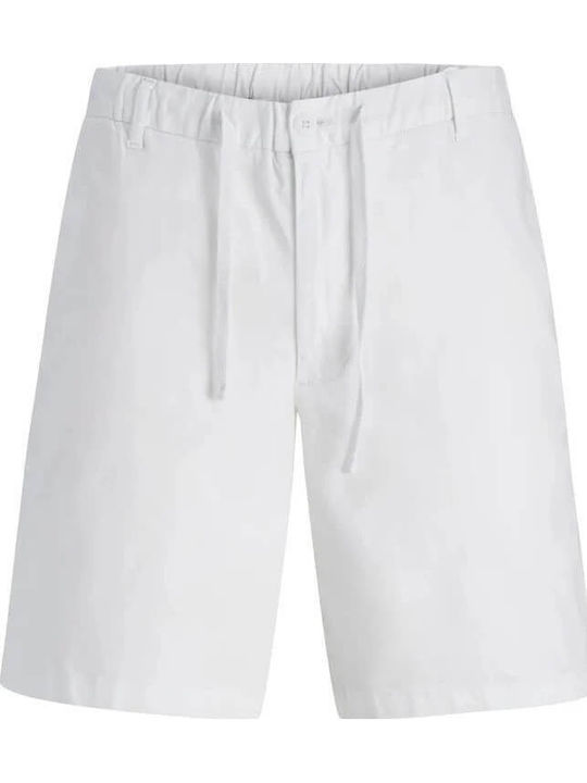 Jack & Jones Ανδρική Βερμούδα Chino White