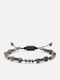 Chrysostomos Men's Macrame Bracelet Made of Cord 16.5cm