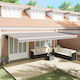 vidaXL Awning fabric Gray