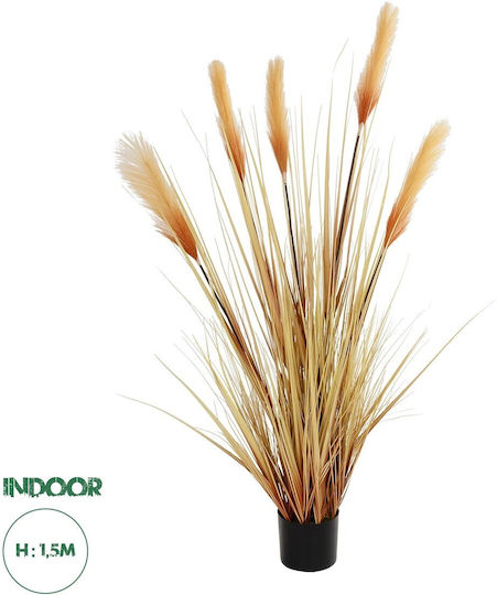 GloboStar Artificial Pampas Grass Outdoor Beige in Box