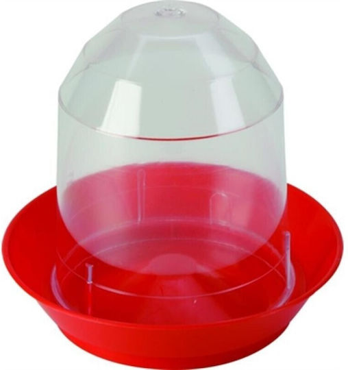 Ktiniatrikos Kyklos Plastic Watering Can for Chickens and Poultry with Capacity 1.2lt 18x18cm.