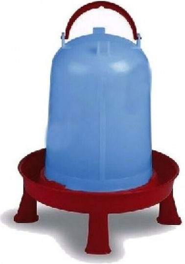 Ktiniatrikos Kyklos Plastic Watering Can for Birds with Capacity 8lt 31.5x31.5x37cm.