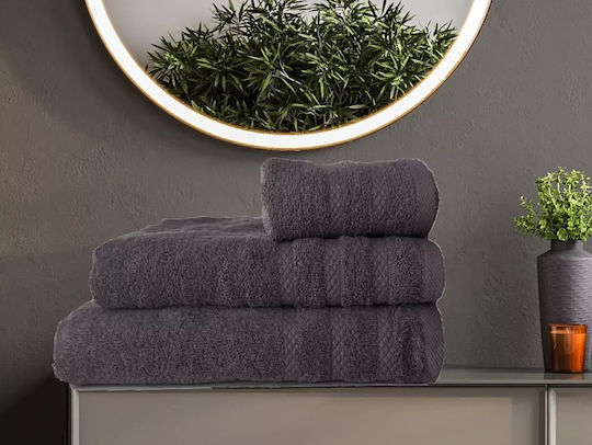 Makis Tselios Home Bath Towel Grey Weight 450gr/m²