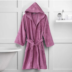 Colori Bathrobe with Hood Dusty Rose 500gr/m²