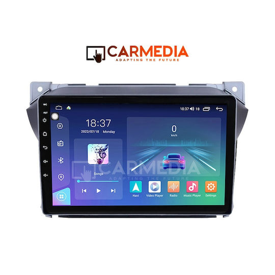 Carmedia Car Audio System for Suzuki Alto Nissan Pixo 2009 (Bluetooth/USB/WiFi/GPS/Apple-Carplay/Android-Auto) with Touch Screen 9"