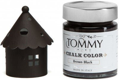 Tommy Art Βερνίκι για Χρώμα Κιμωλίας Brown Black 140ml