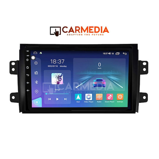 Carmedia Car Audio System for Fiat Sedici Suzuki SX4 2005-2013 (Bluetooth/USB/WiFi/GPS/Apple-Carplay/Android-Auto) with Touch Screen 9"