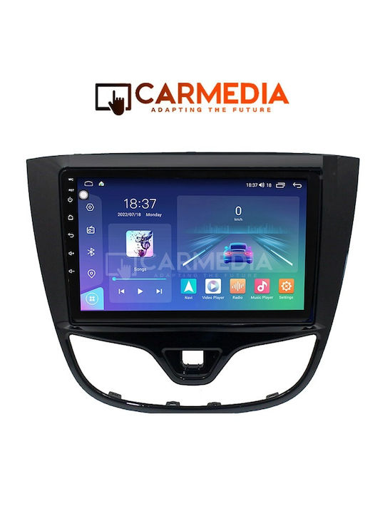 Carmedia Car Audio System for Opel Karl 2014-2019 (Bluetooth/USB/WiFi/GPS/Apple-Carplay/Android-Auto) with Touch Screen 9"