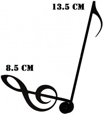 Indicatoare Ceasuri Metalice Negre 8.5-13.5cm